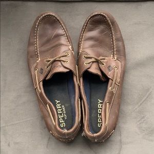 Men’s Dark Brown Sperry’s, Size 10